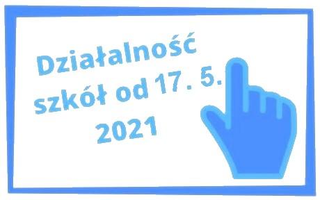 Działalność szkół od 17. 5. 2021